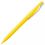 Ручка шариковая Pin Soft Touch, желтая, фото 2