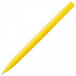 Ручка шариковая Pin Soft Touch, желтая, фото 3