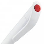 Ручка шариковая Grip, белая с красным, фото 3