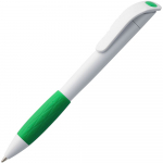 Ручка шариковая Grip, белая с фиолетовым - купить оптом