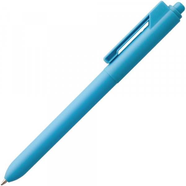 Ручка шариковая Hint, голубая - купить оптом