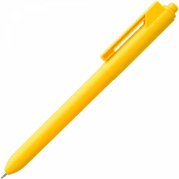 Ручка шариковая Hint, желтая - купить оптом