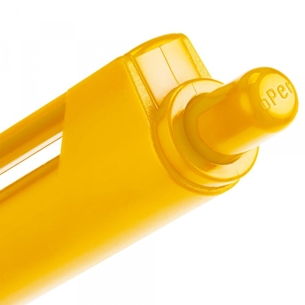 Ручка шариковая Hint, желтая - купить оптом