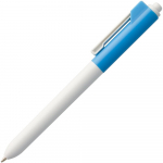 Ручка шариковая Hint Special, белая с голубым, фото 1