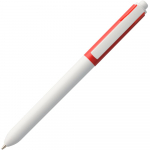 Ручка шариковая Hint Special, белая с красным, фото 2