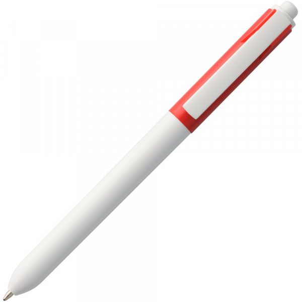 Ручка шариковая Hint Special, белая с красным - купить оптом
