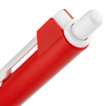 Ручка шариковая Hint Special, белая с красным, фото 3