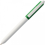 Ручка шариковая Hint Special, белая с зеленым, фото 2