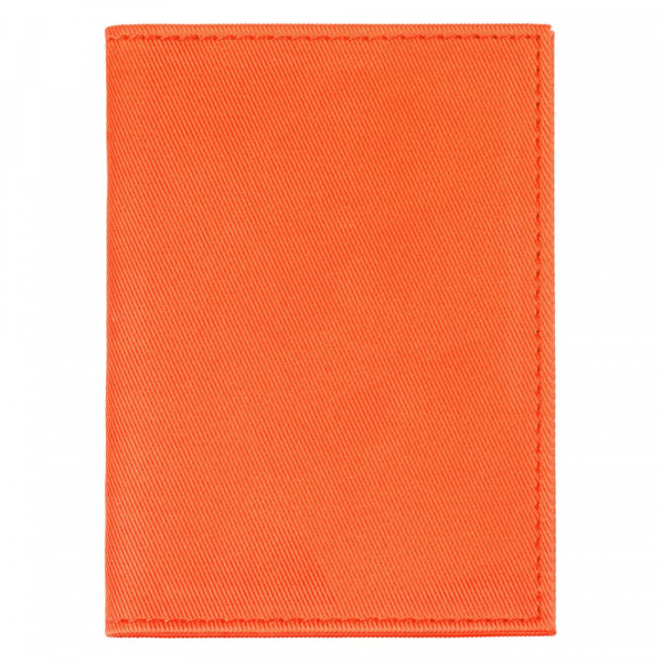 Обложка для паспорта Twill, оранжевая - купить оптом