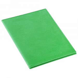 Обложка для паспорта Twill, зеленая - купить оптом