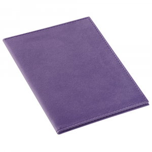 Обложка для паспорта Twill, фиолетовая - купить оптом