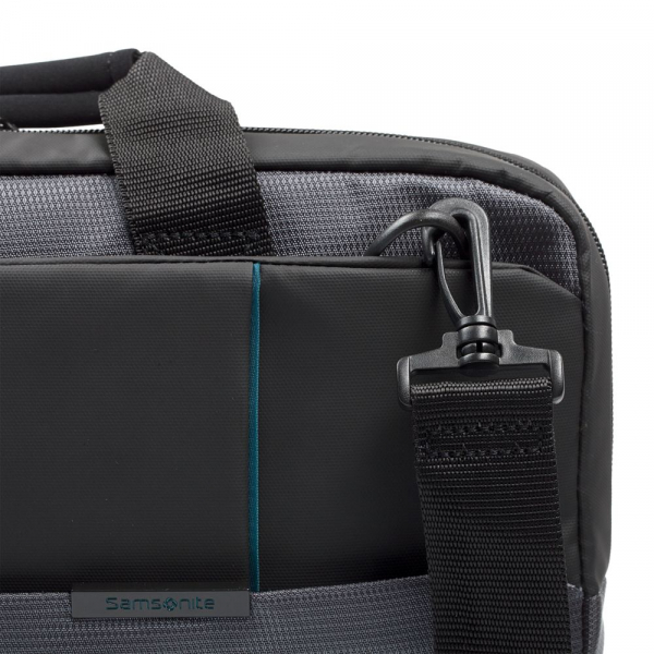 Сумка для ноутбука Qibyte Laptop Bag, темно-серая с черными вставками - купить оптом