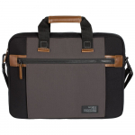 Сумка для ноутбука Sideways Laptop Bag, черная с серым, фото 1