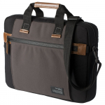 Сумка для ноутбука Sideways Laptop Bag, черная с серым, фото 2