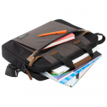 Сумка для ноутбука Sideways Laptop Bag, черная с серым, фото 5
