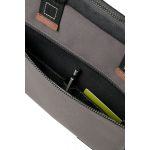 Сумка для ноутбука Sideways Laptop Bag, черная с серым, фото 7
