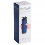 Бутылка для воды fixFlask, синяя, фото 5