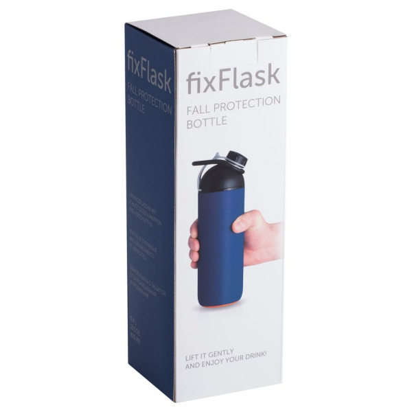 Бутылка для воды fixFlask, синяя - купить оптом