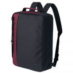 Рюкзак для ноутбука 2 в 1 twoFold, серый с бордовым, фото 1