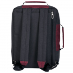 Рюкзак для ноутбука 2 в 1 twoFold, серый с бордовым, фото 2
