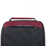 Конференц-сумка 2 в 1 twoFold, серая с бордовым, фото 7