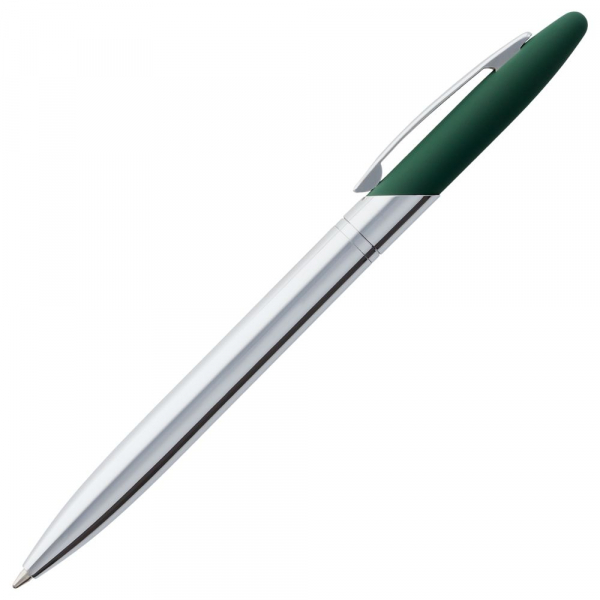 Ручка шариковая Dagger Soft Touch, зеленая - купить оптом