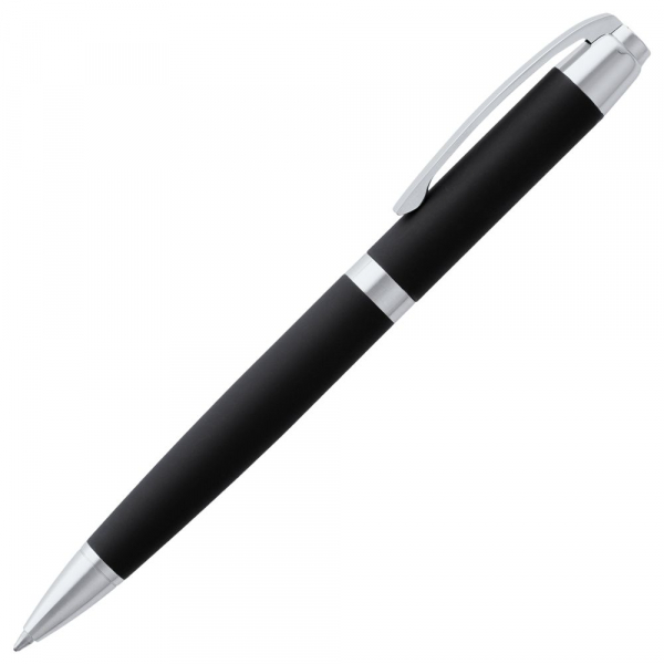 Ручка шариковая Razzo Chrome, черная - купить оптом
