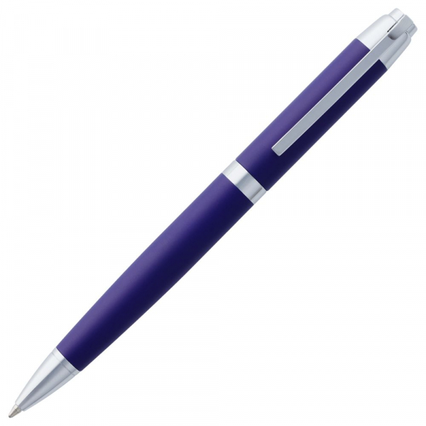 Ручка шариковая Razzo Chrome, синяя - купить оптом