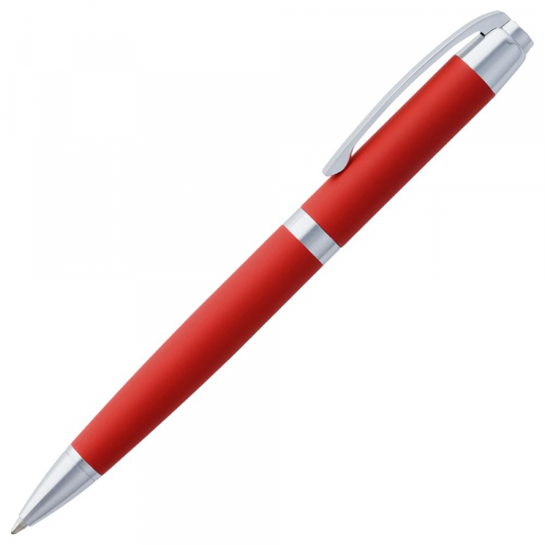 Ручка шариковая Razzo Chrome, красная - купить оптом