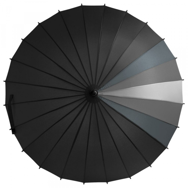 Зонт-трость «Спектр», черный - купить оптом