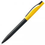 Ручка шариковая Pin Special, черно-желтая, фото 1