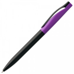 Ручка шариковая Pin Special, черно-фиолетовая, фото 1