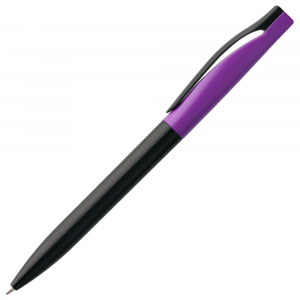 Ручка шариковая Pin Special, черно-фиолетовая - купить оптом
