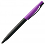 Ручка шариковая Pin Special, черно-фиолетовая, фото 2