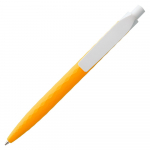 Ручка шариковая Prodir QS01 PMP-P, оранжевая с белым, фото 2