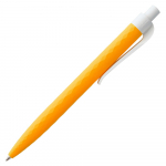 Ручка шариковая Prodir QS01 PMP-P, оранжевая с белым, фото 3