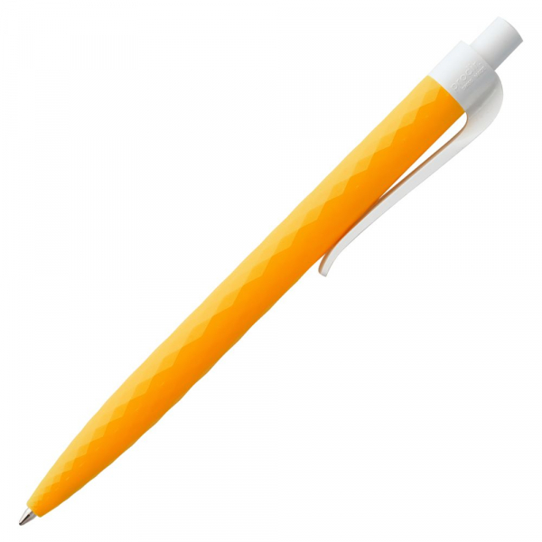 Ручка шариковая Prodir QS01 PMP-P, оранжевая с белым - купить оптом