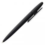 Ручка шариковая Prodir DS5 TRR-P Soft Touch, черная с белым, фото 2