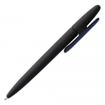 Ручка шариковая Prodir DS5 TRR-P Soft Touch, черная с синим, фото 2