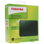 Внешний диск Toshiba Canvio, USB 3.0, 500 Гб, черный, фото 5