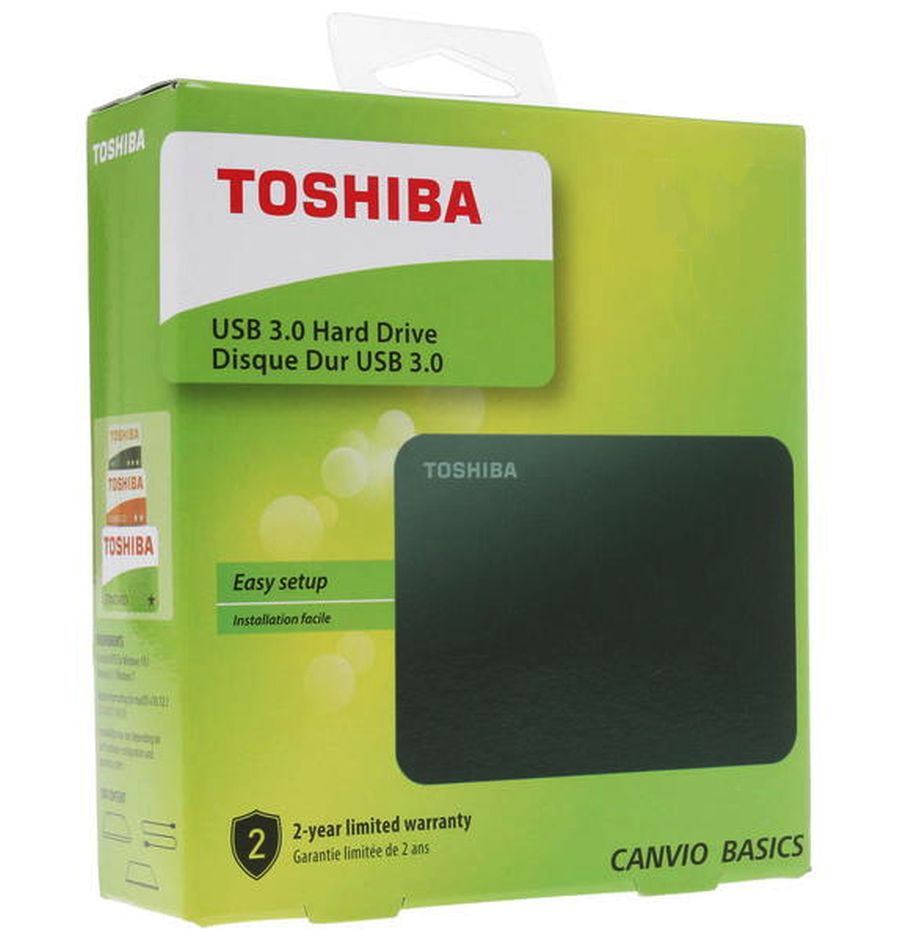 Внешний диск Toshiba Canvio, USB 3.0, 500 Гб, черный - купить оптом