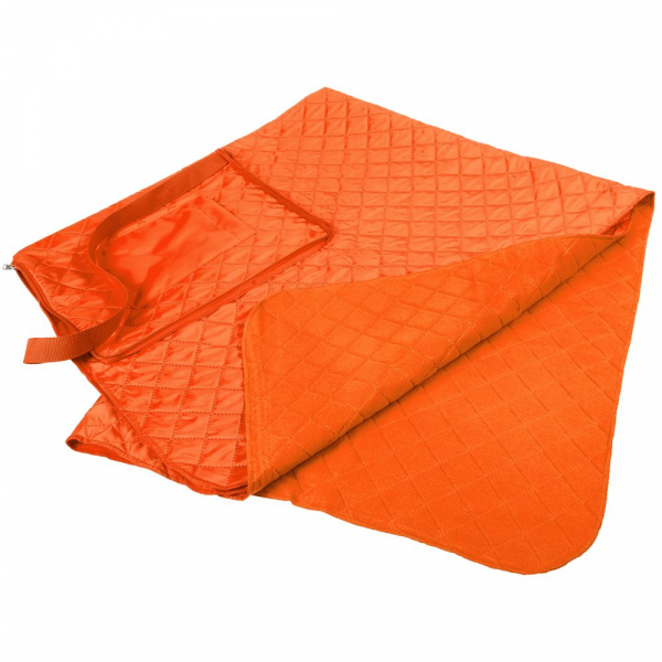 Плед для пикника Soft & Dry, темно-оранжевый - купить оптом