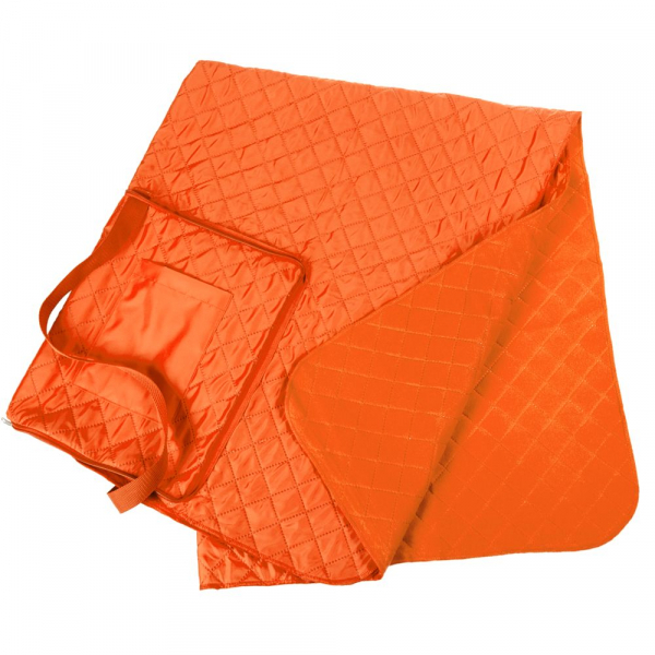 Плед для пикника Soft & Dry, темно-оранжевый - купить оптом