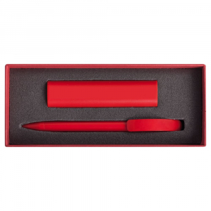 Набор Couple: аккумулятор и ручка, красный - купить оптом