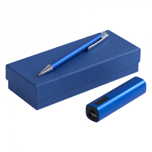 Набор Snooper: аккумулятор и ручка, синий - купить оптом