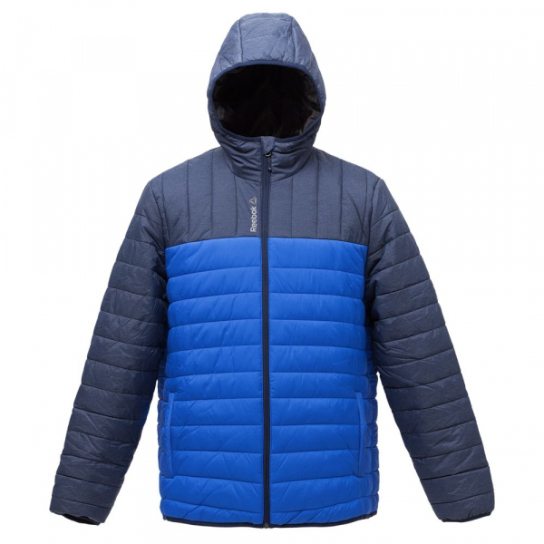 Куртка мужская Outdoor, темно-синяя с ярко-синим - купить оптом