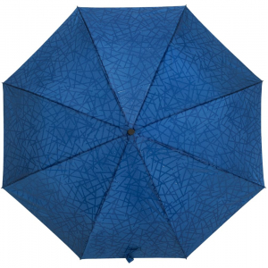 Складной зонт Magic с проявляющимся рисунком, синий - купить оптом