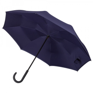 Зонт наоборот Unit Style, трость, темно-фиолетовый - купить оптом