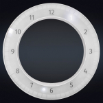 Часы настенные The Only Clock, белые, фото 6