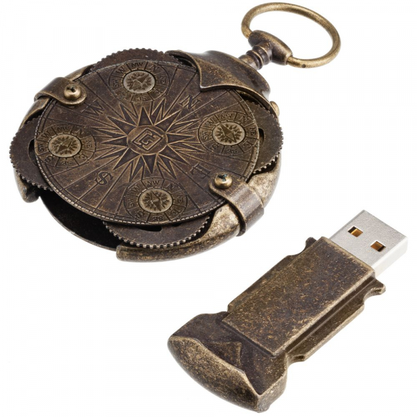 Флешка «Криптекс»® Compass Lock, 64 Гб - купить оптом